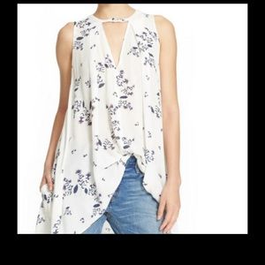 Vintage Free people floral tunic with pockets